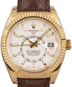 Replica Rolex White rolex sky dweller 326138-148102